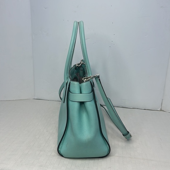 Kate Spade  Lucia medium satchel in Aqua  Bloom - Picture 4 of 11